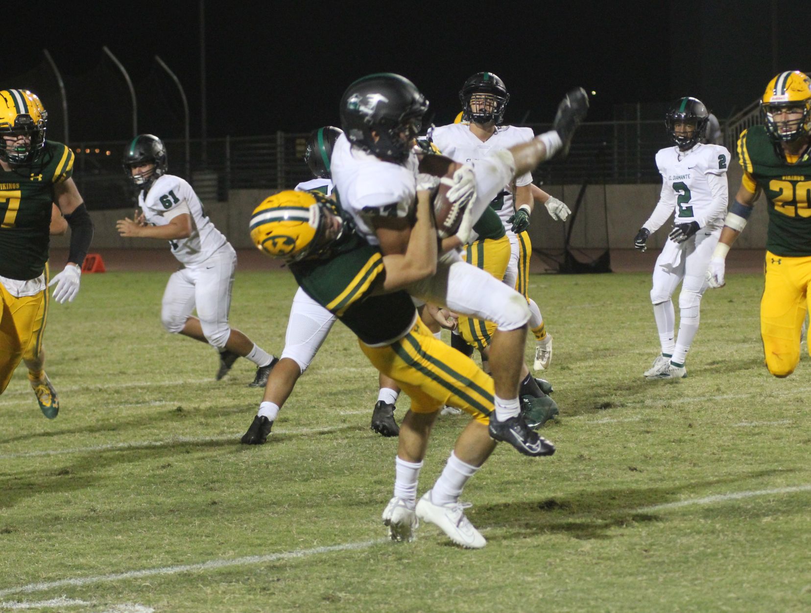 Vikings' defense dominates the Miners, remain undefeated at 5-0